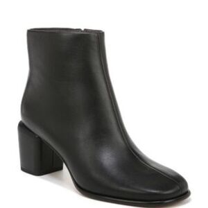 Vince Maggie Leather Ankle Boots Black 10 NWT